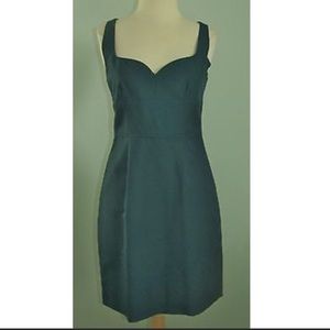 NWT- Beautiful JCrew green cocktail dress